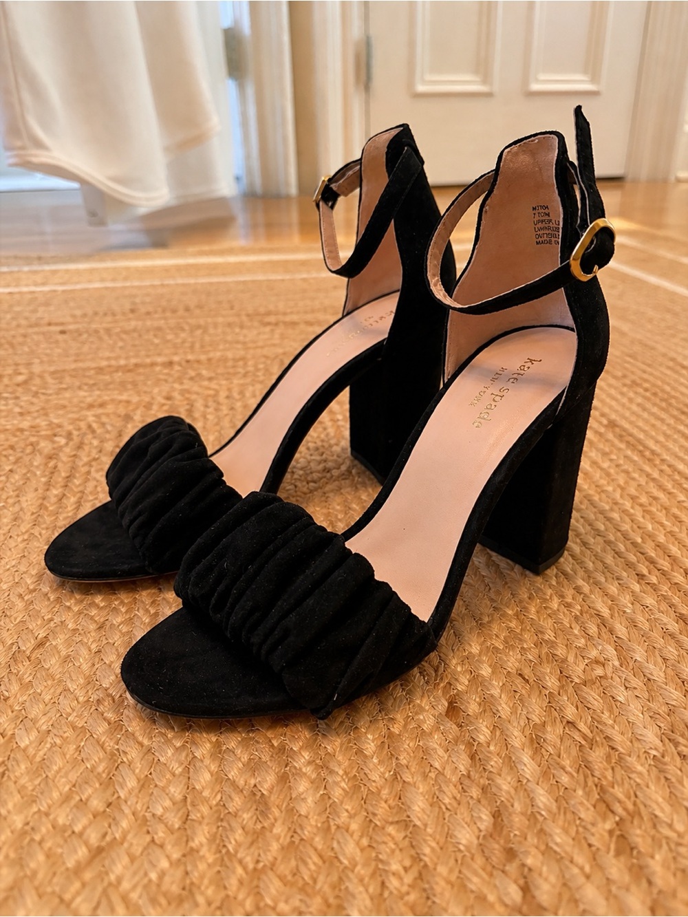 Kate Spade Black Heels Size 7.5